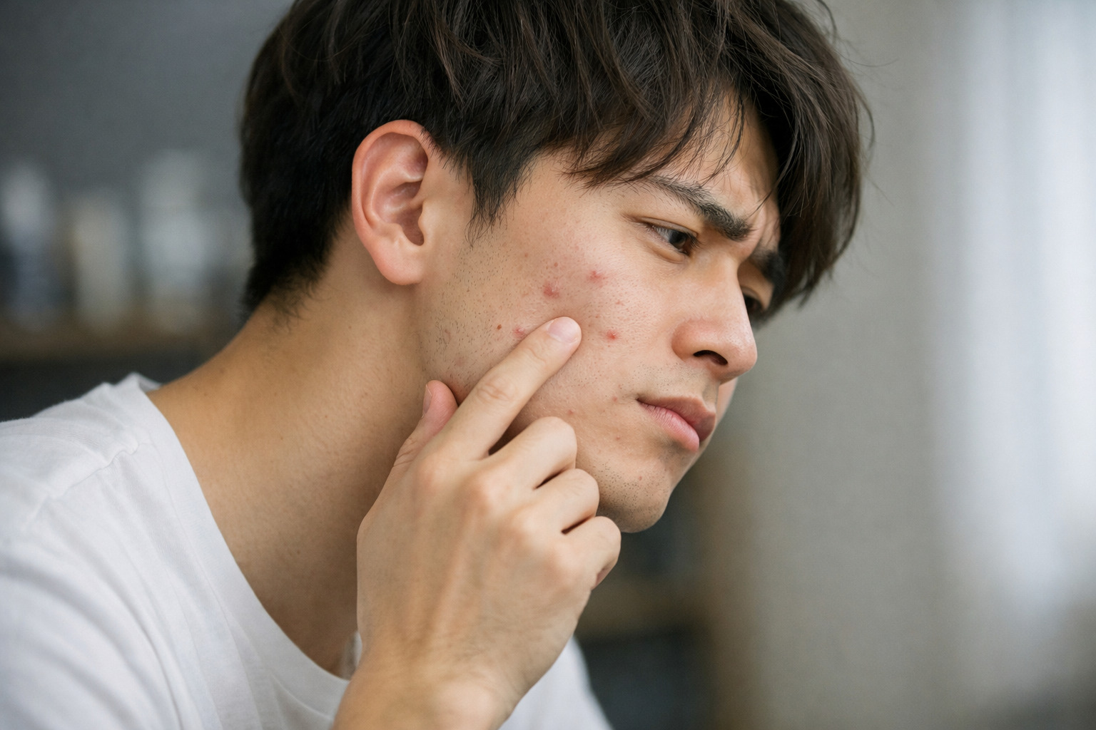 ニキビに悩む男性へ